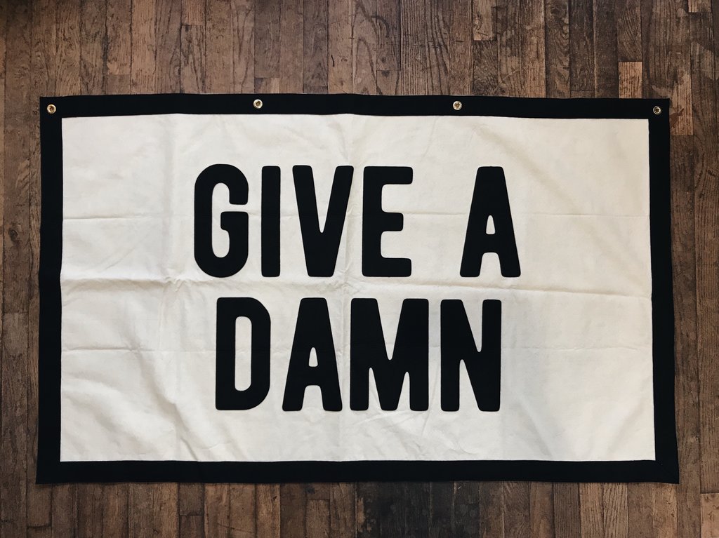  A wonderful  handmade banner  from Houston's Manready Mercantile who gives one.&nbsp; 