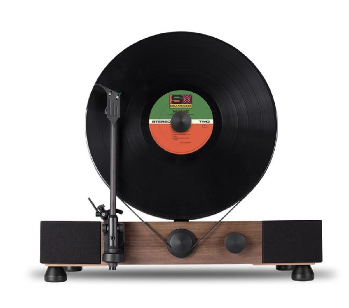 2.  Floating Record Player.  Here is another gift I've had my eye on... a floating record player. This style of record player was popular for a while in the 70’s and I think they look cool. 